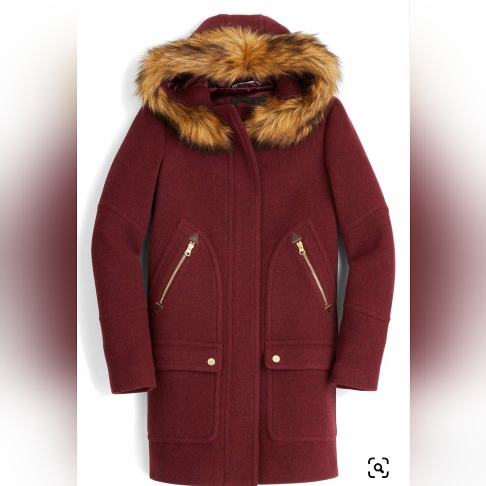 J Crew Stadium Cloth Parka - Picture 1 of 11